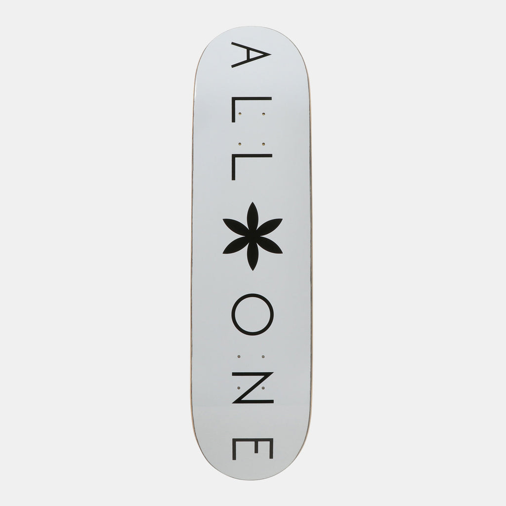 オールワン(ALL ONE) スケートボード デッキ SKATEBOARD DECK WHITE