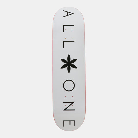 オールワン(ALL ONE) スケートボード デッキ SKATEBOARD DECK WHITE