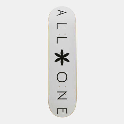 オールワン(ALL ONE) スケートボード デッキ SKATEBOARD DECK WHITE