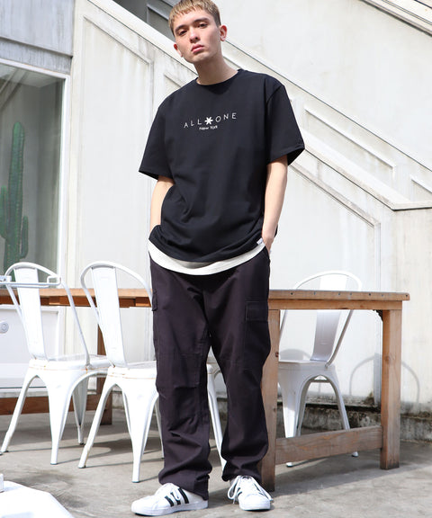 オールワン(ALL ONE) トップス Tシャツ BASIC LOGO TEE