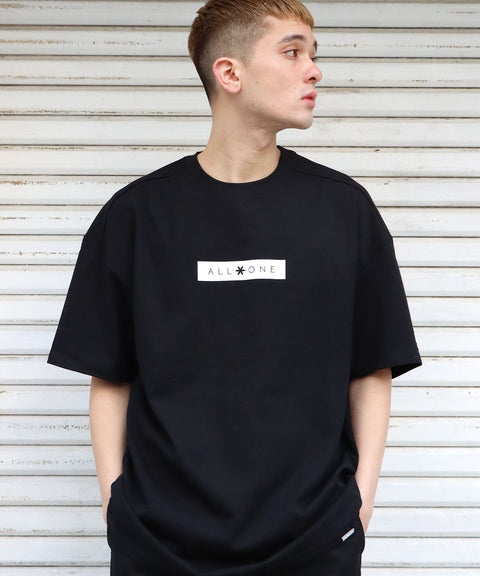 オールワン(ALL ONE) トップス Tシャツ BOX LOGO WIDE TEE