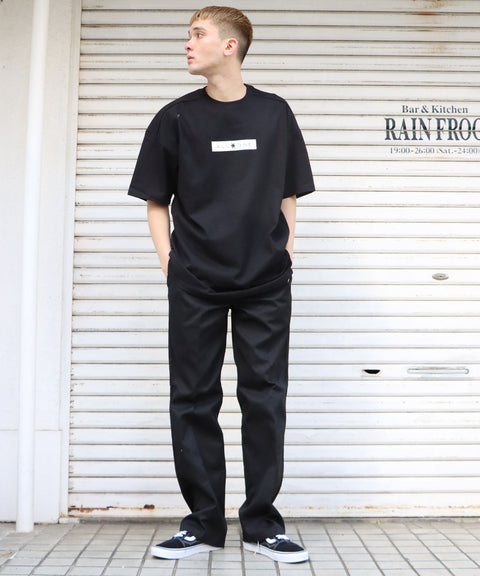 オールワン(ALL ONE) トップス Tシャツ BOX LOGO WIDE TEE