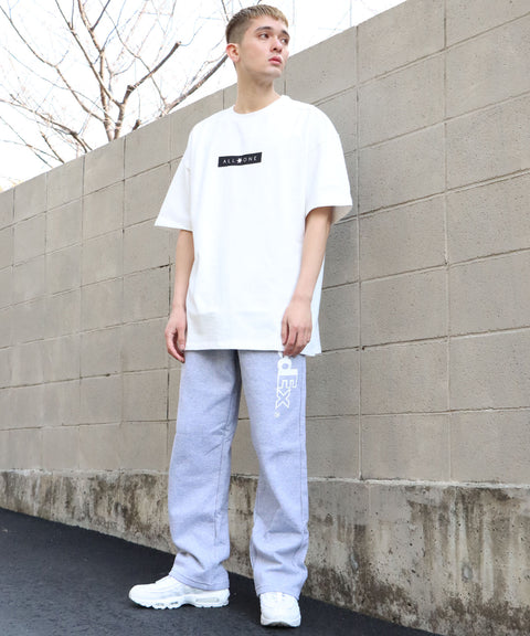 オールワン(ALL ONE) トップス Tシャツ BOX LOGO WIDE TEE