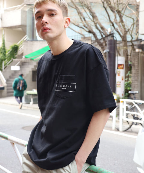 オールワン(ALL ONE) トップス Tシャツ POCKET WIDE TEE