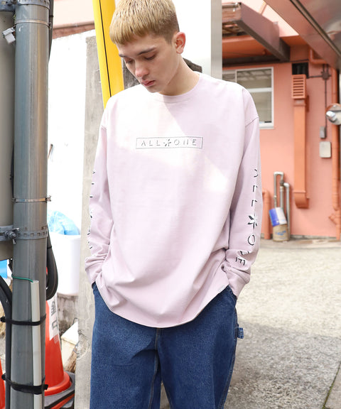 オールワン(ALL ONE) トップス 長袖Tシャツ ロンT SHIFTED LOGO WIDE L/S TEE