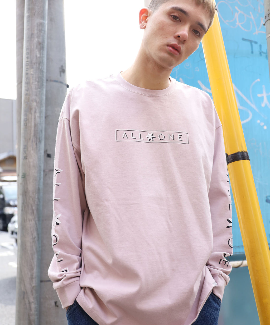 オールワン(ALL ONE) トップス 長袖Tシャツ ロンT SHIFTED LOGO WIDE L/S TEE