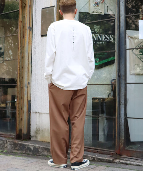 オールワン(ALL ONE) トップス 長袖Tシャツ ロンT BACK VERTICAL PRINT L/S TEE