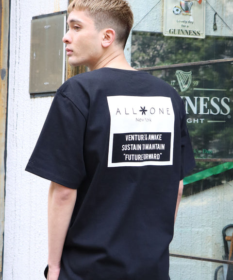 オールワン(ALL ONE) トップス Tシャツ SQUARE GRAPHIC TEE