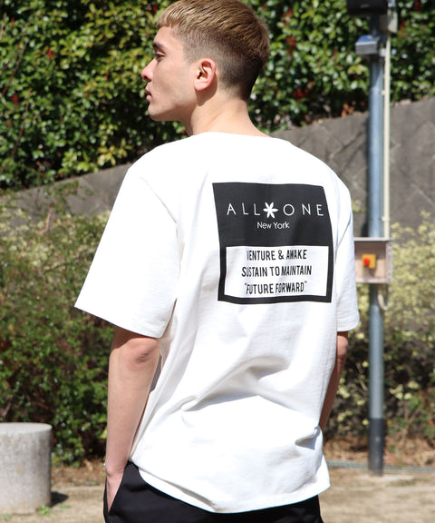オールワン(ALL ONE) トップス Tシャツ SQUARE GRAPHIC TEE