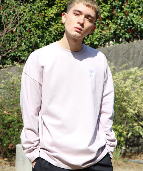 オールワン(ALL ONE) トップス 長袖Tシャツ ロンT BACK PRINT WIDE L/S TEE