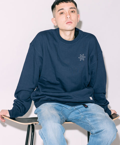 オールワン(ALL ONE) トップス トレーナー BACK LOGO WIDE CREW