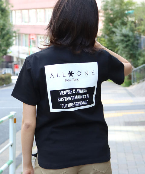 オールワン(ALL ONE) トップス Tシャツ SQUARE GRAPHIC TEE