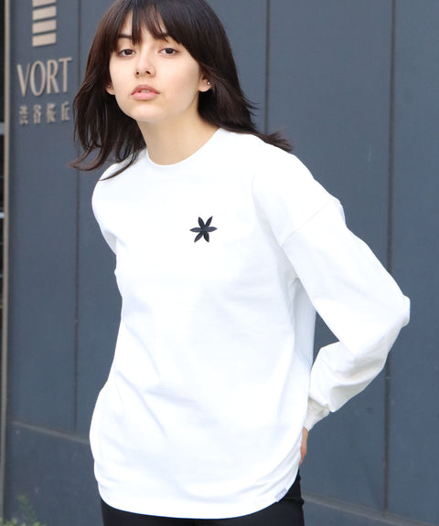 オールワン(ALL ONE) トップス 長袖Tシャツ ロンT BACK PRINT WIDE L/S TEE