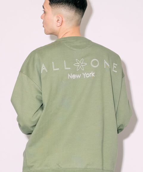 オールワン(ALL ONE) トップス トレーナー BACK LOGO WIDE CREW