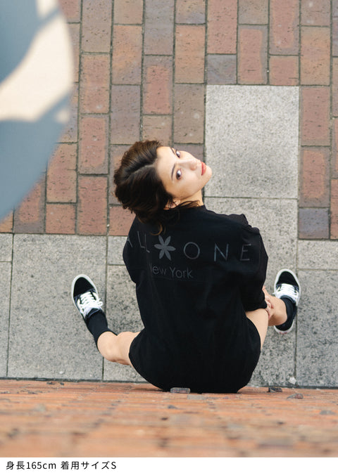 オールワン(ALL ONE) トップス 長袖Tシャツ ロンT BACK PRINT WIDE L/S TEE