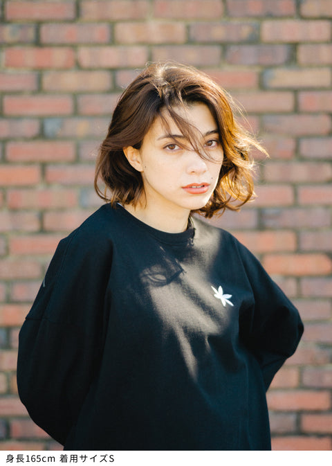 オールワン(ALL ONE) トップス 長袖Tシャツ ロンT BACK PRINT WIDE L/S TEE