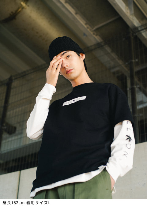 オールワン(ALL ONE) トップス 長袖Tシャツ ロンT SHIFTED LOGO WIDE L/S TEE
