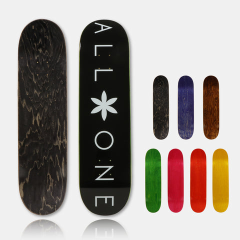 オールワン(ALL ONE) スケートボード デッキ SKATEBOARD DECK BLACK