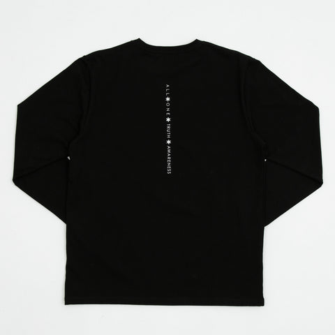 オールワン(ALL ONE) トップス 長袖Tシャツ ロンT BACK VERTICAL PRINT L/S TEE