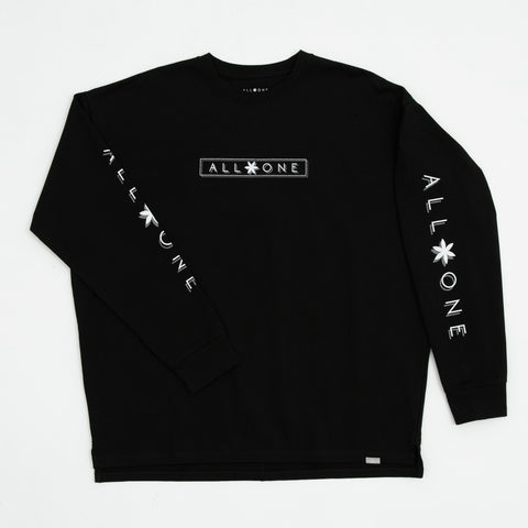 オールワン(ALL ONE) トップス 長袖Tシャツ ロンT SHIFTED LOGO WIDE L/S TEE