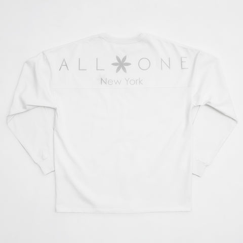 オールワン(ALL ONE) トップス 長袖Tシャツ ロンT BACK PRINT WIDE L/S TEE