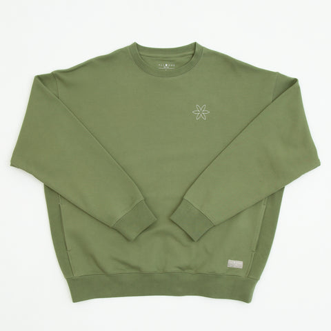 オールワン(ALL ONE) トップス トレーナー BACK LOGO WIDE CREW