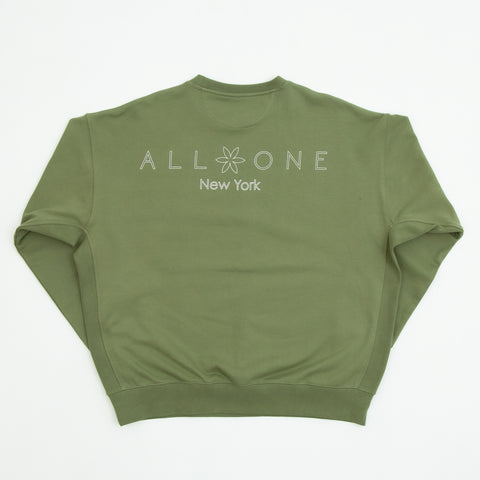 オールワン(ALL ONE) トップス トレーナー BACK LOGO WIDE CREW